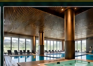 Strefa SPA i basen, Pałac Łochów